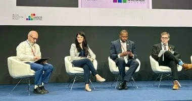 وزيرة التخطيط تتألق في فعاليات المؤتمر الدولي لتمويل التنمية