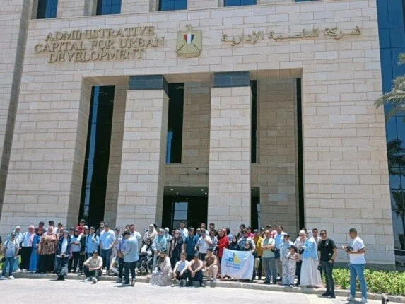 وفد طلابي في العاصمة الإدارية لتعزيز الوعي الوطني من ذوي الهمم بجامعات الدلتا والقناة