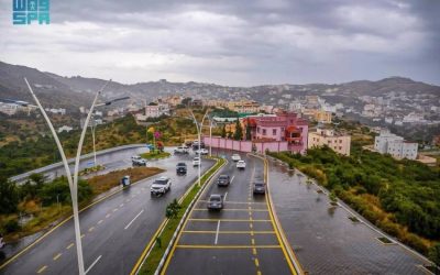 أمطار متوسطة تضرب منطقة الباحة وفقًا لتوقعات الأرصاد