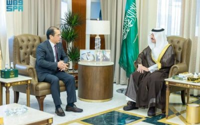 أمير المنطقة الشرقية يستعرض المشاريع الحالية لمجموعة الطاقة الدولية الصينية في زيارته.