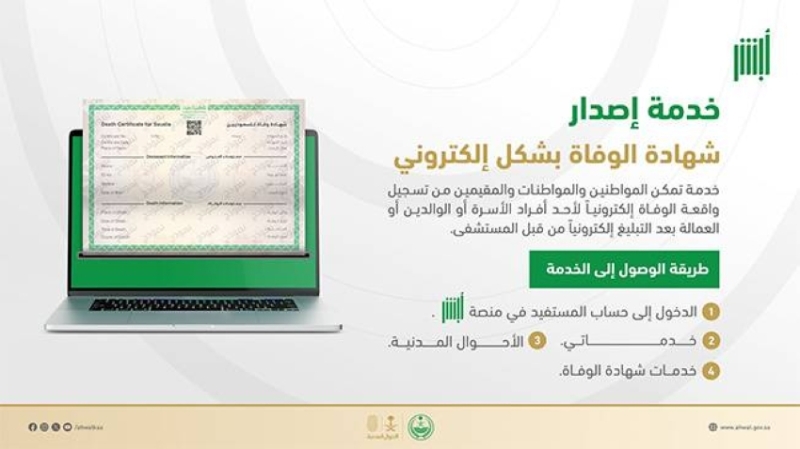 إلزام بتبليغ وفيات المقيمين