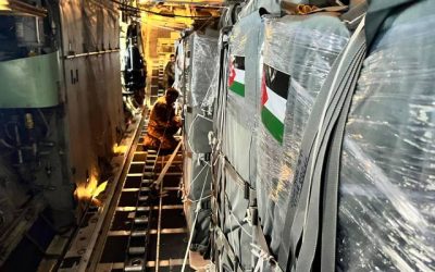 إنزال مساعدات إنسانية لقطاع غزة برعاية القوات المسلحة الأردنية ومشاركة دولية