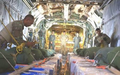 إنزالات جوية جديدة تساهم بها القوات المسلحة في قطاع غزة بالتعاون مع دول شقيقة وصديقة