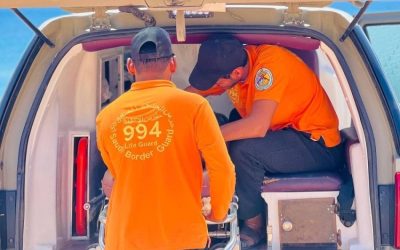 إنقاذ ثلاثة مواطنين من الغرق بتبوك على يد حرس الحدود