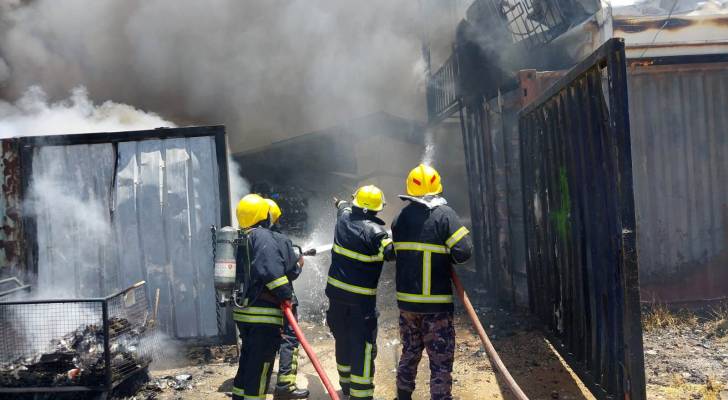 استجابة سريعة: 90 حريقاً في الأردن خلال 24 ساعة