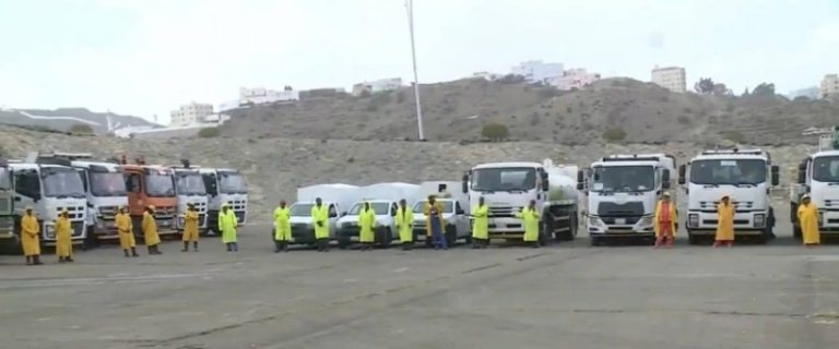 استعدادات أمانة الباحة تتواصل لمواجهة الأمطار بترسانة من المعدات والكوادر المتخصصة
