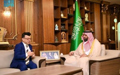 استقبال أمير جازان للسفير المالطي في المملكة