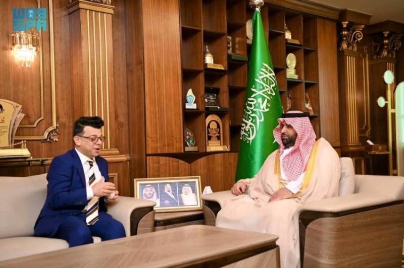 استقبال أمير جازان للسفير المالطي في المملكة
