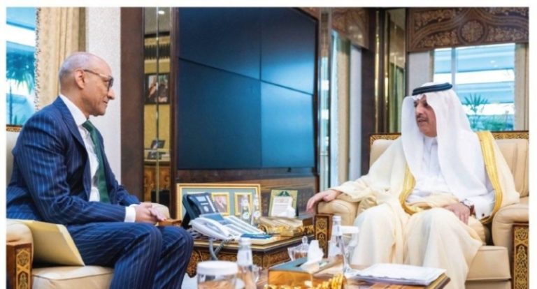 استقبال السفير الباكستاني من قبل بن عيَّاف
