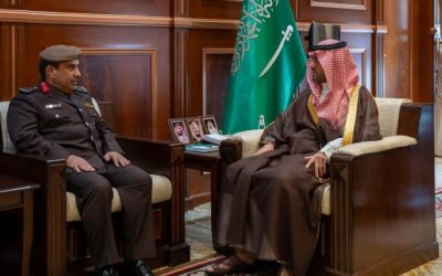 استقبال قائد الأمن البيئي في حائل