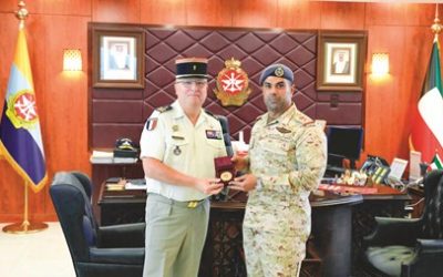 استقبال ملحق عسكري جديد من قبل نائب رئيس الأركان