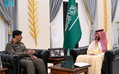 استقبال مُحافظ الطائف لمدير مرور المحافظة