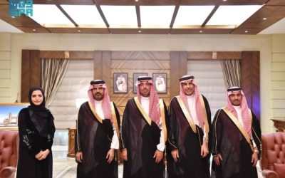 استقبال مُحافظ جدة لرئيس جامعة جدة