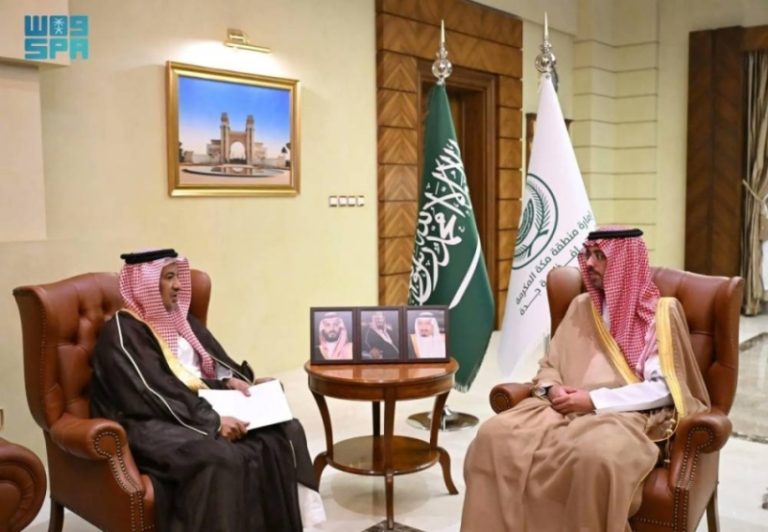 استقبال مُحافظ جدة لمدير فروع الهيئة العامة لتنظيم الإعلام