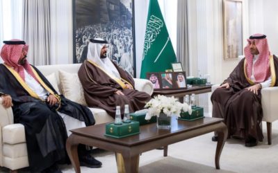 استقبال نائب أمير الجوف لرئيس وأعضاء "ترافُق" لرعاية الأيتام