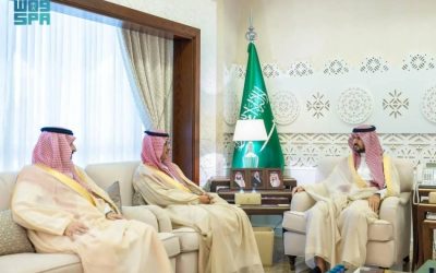 استقبال نائب أمير الشرقية لمدير فروع ومراكز خدمات الأعمال بهيئة النقل