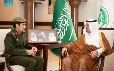 استقبال نائب أمير مكة المكرمة لمدير الجوازات بالمنطقة