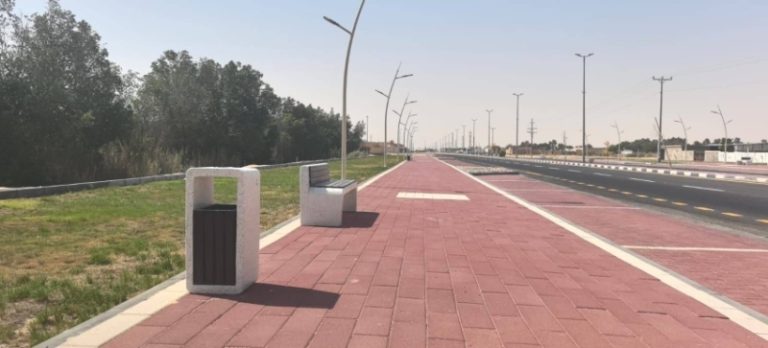 استكمال أعمال صيانة المدخل الشمالي لمركز صلاصل