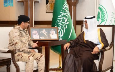 الأمير سعود بن مشعل يرحب بقائد قوات الطوارئ الخاصة في مكة المكرمة