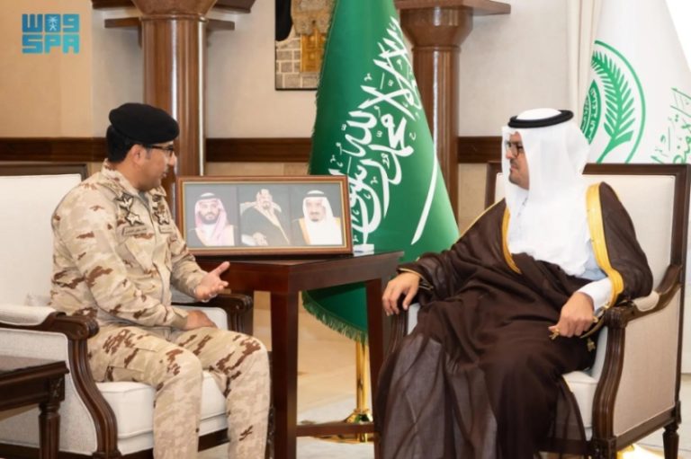الأمير سعود بن مشعل يرحب بقائد قوات الطوارئ الخاصة في مكة المكرمة