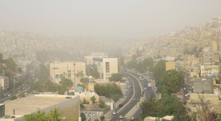 الدوريات الخارجية تعلن لـ"رؤيا" عن أحوال الطرق تحت تأثير الرياح المثيرة للغبار