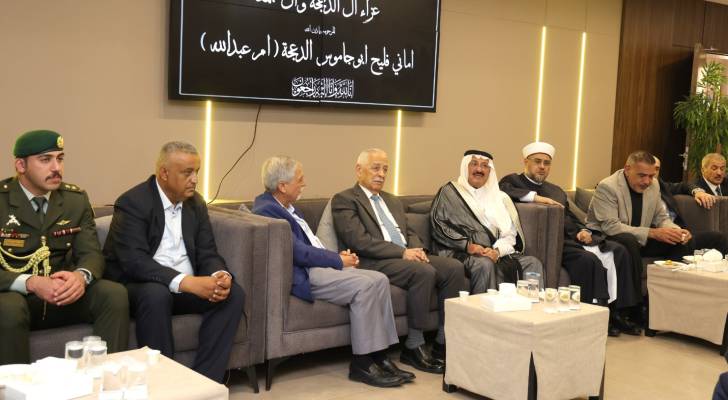 العيسوي يعزي آل جمعة وأبو جاموس والعساف مندوباً عن الملك وولي العهد