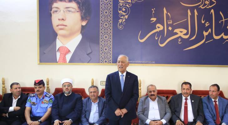 العيسوي يعزي الشرايري والعزام والناصر والزبون نيابة عن الملك وولي العهد