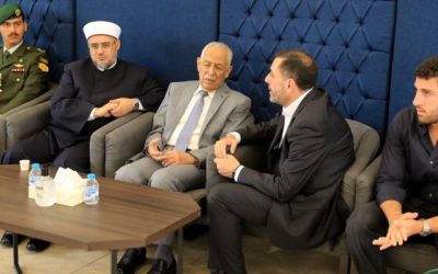 العيسوي يقدم العزاء للرواشدة والنعيمات والحنيطي والبندقجي مندوباً عن الملك وولي العهد