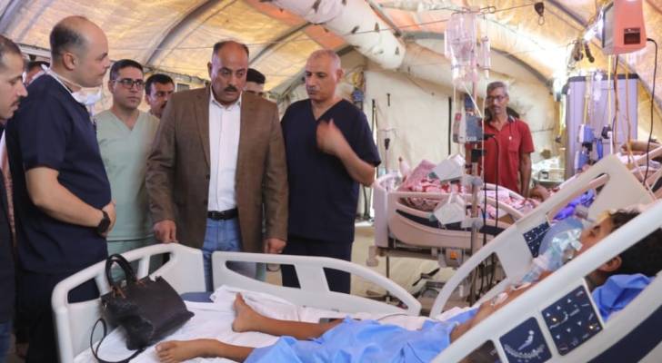 المستشفى الميداني الأردني جنوب غزة يواصل جهوده الطبية والإنسانية في قطاع غزة