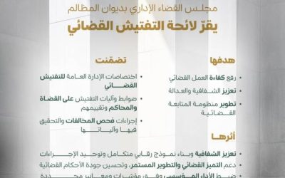 المصادقة على لائحة التفتيش القضائي