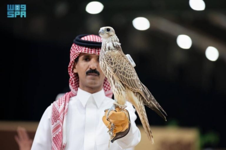 بيع صقرين بقيمة 180 ألف ريال