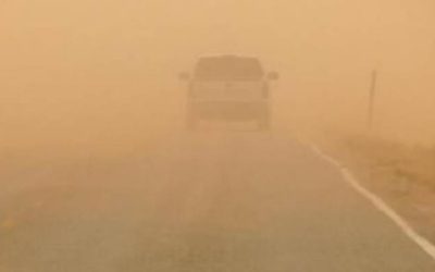 تحذيرات من الأرصاد: غبار كثيف وانعدام للرؤية في الرويشد