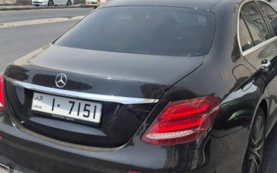 تسجيل مركبة جديدة تحمل لوحة بالترميز المعاصر في شوارع عمان