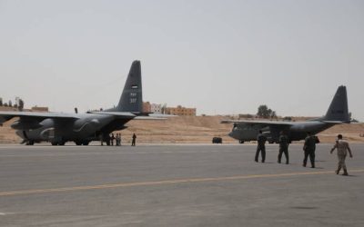 تعاون دولي: الجيش العربي ينزل 79 طناً من المساعدات إلى غزة