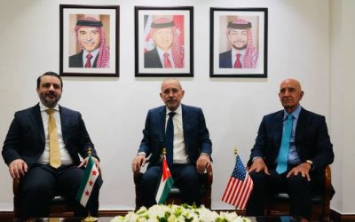 توافق مشترك لتشكيل مجموعة عمل ثلاثية لدعم الحكومة السورية في جهود وقف إطلاق النار بالسويداء