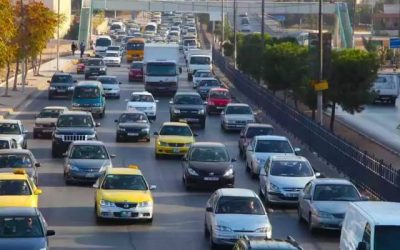 حادث سير يغلق شارع الجامعة باتجاه صويلح بشكل مؤقت