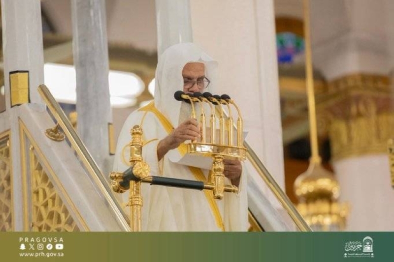خطبة الجمعة من المسجد النبوي تتناول مواضيع هامة