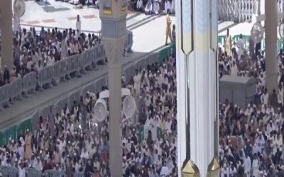 خطبة الجمعة من المسجد النبوي تشهد إقبالاً جماهيرياً واسعاً