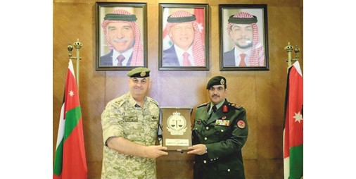 رئيس هيئة القضاء العسكري يؤكد: علاقاتنا مع الأردن تمثل نموذجاً للتعاون الشامل