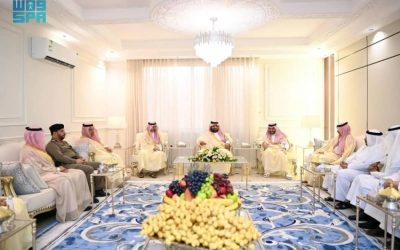 زيارة أمير جازان ونائبه للمدخلي عضو "الشورى"