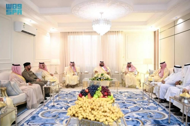 زيارة أمير جازان ونائبه للمدخلي عضو "الشورى"