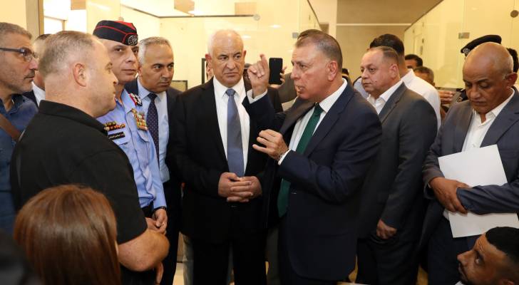 زيارة مشتركة لوزير الداخلية الأردني ونظيره الفلسطيني في جسر الملك حسين