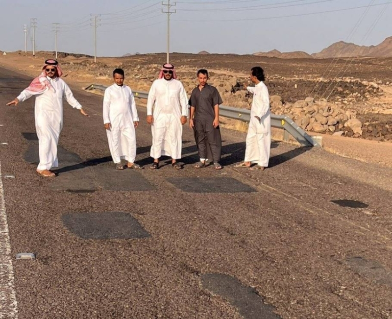 طريق المدينة - الحناكية القديم بحاجة ماسة للصيانة