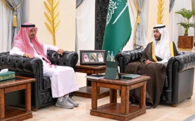 محافظ الطائف يجتمع برئيس جمعية آفاق لعلوم الفلك