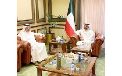 محافظ الفروانية والعاصمة بالإنابة يستقبل رئيس الجهاز المركزي لمعالجة أوضاع المقيمين بصورة غير قانونية