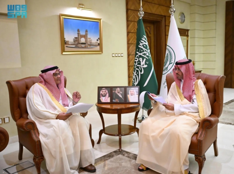 محافظ جدة يرحب بالرئيس التنفيذي لشركة مطارات جدة