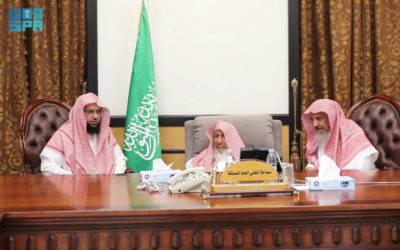 مفتي عام المملكة يستقبل رئيس جمعية الدعوة والإرشاد ببني مالك