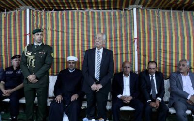 منطقة العبيسات تستقبل العيسوي معزياً بالمدادحة والذنيبات