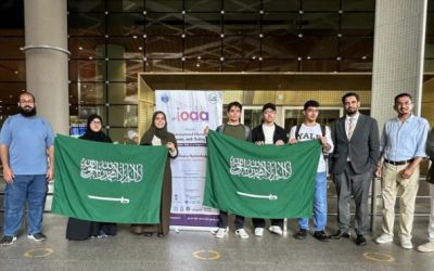 موهوبو المملكة العربية السعودية يشاركون في أولمبياد الفلك والفيزياء الفلكية الدولي 2025 في الهند.