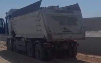 نجاة سائق قلاب من كارثة على طريق البحر الميت بفعل مهارب النجاة